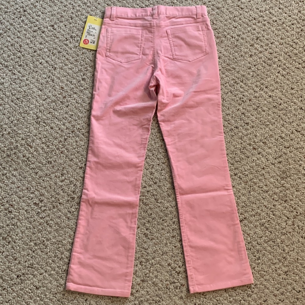 Lilly Pulitzer Pink Corduroy Pant Girl size 12 NWT (R) - Picture 2 of 8